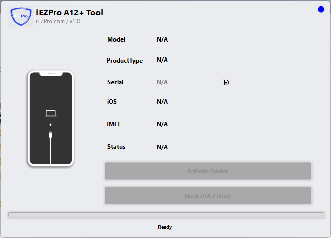 iEZPro A12+ iPhone XR To 17PM Windows Tool